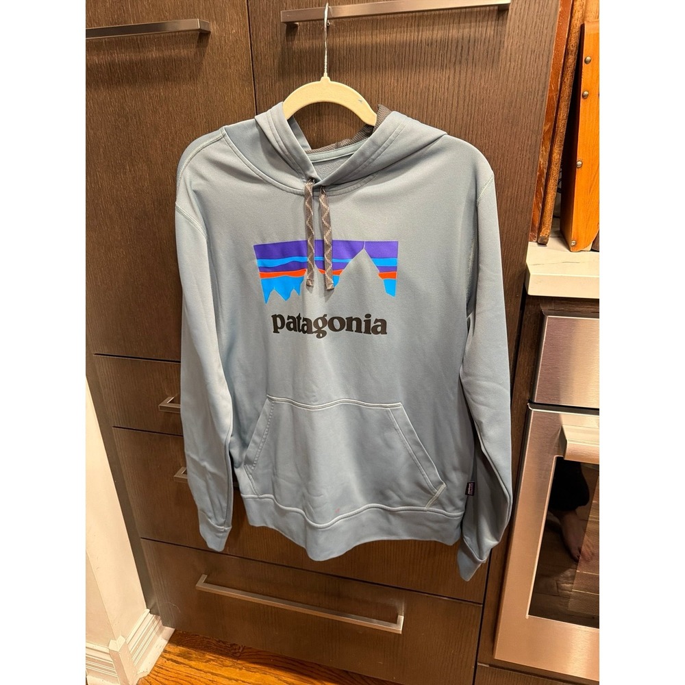 Patagonia Men's Shop‎ Sticker PolyCycle Hoody small